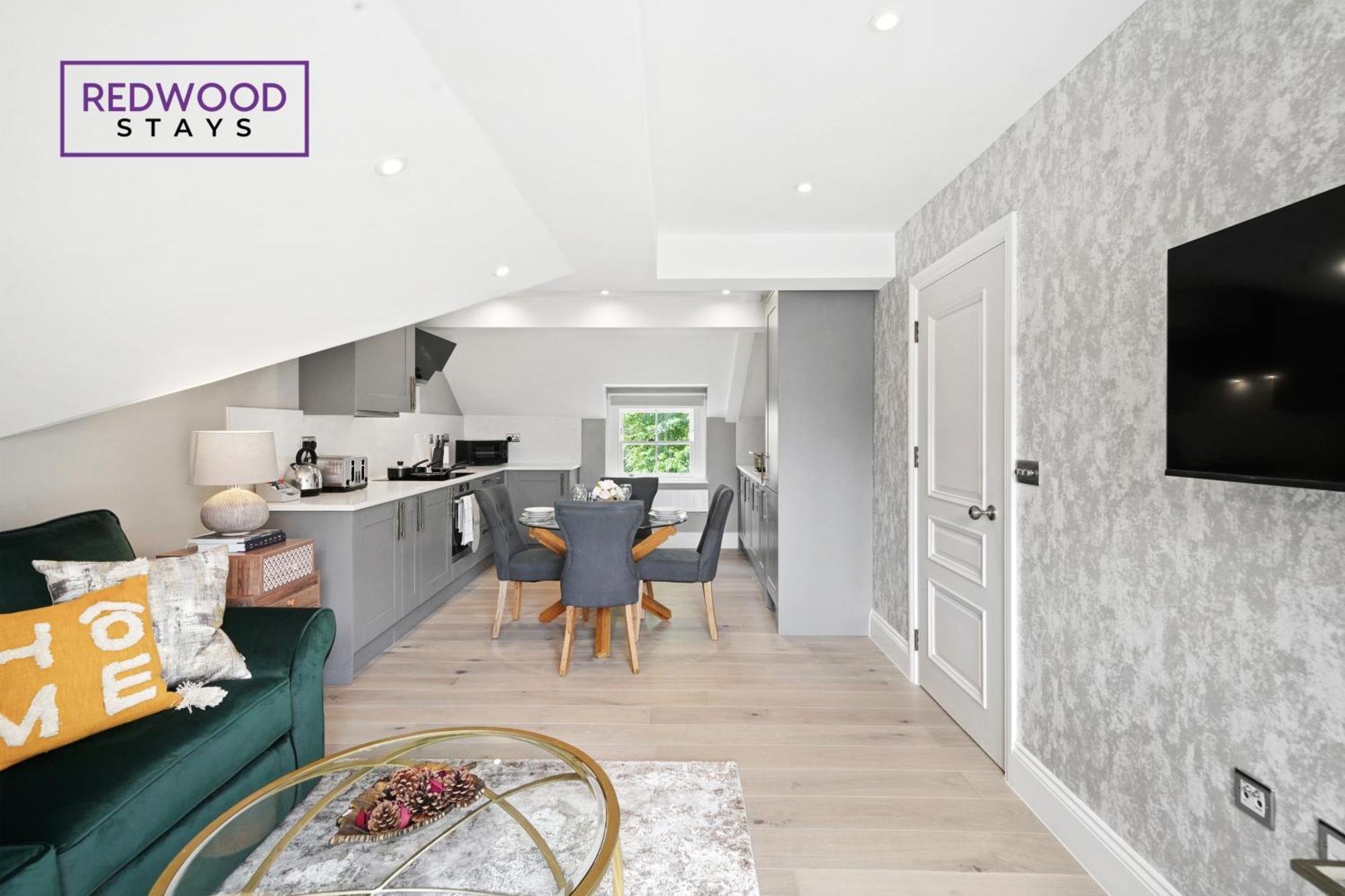 Top Quality 2 Bed 1 Bath Apartments For Contractors By Redwood Stays Reading Buitenkant foto