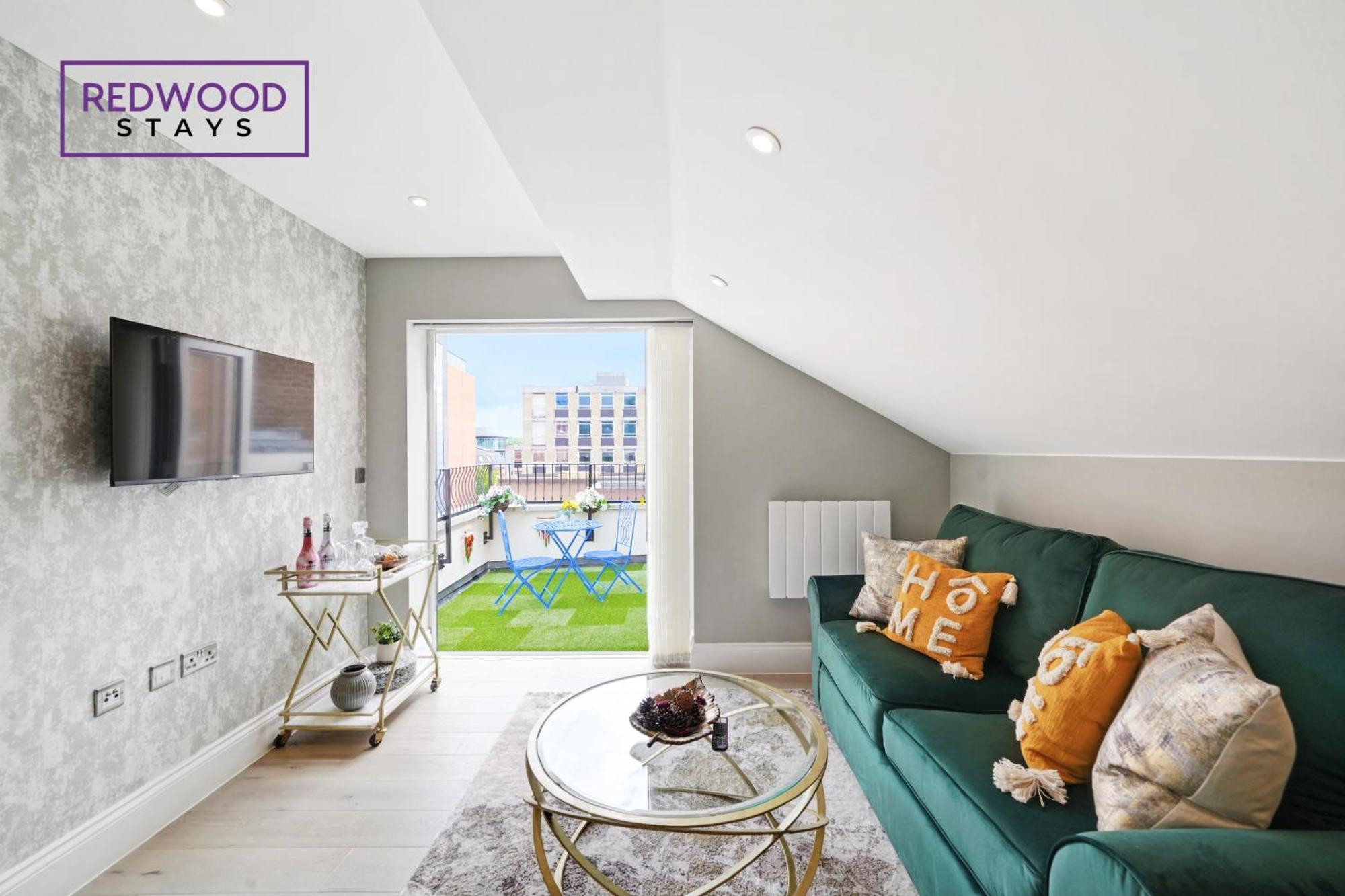 Top Quality 2 Bed 1 Bath Apartments For Contractors By Redwood Stays Reading Buitenkant foto