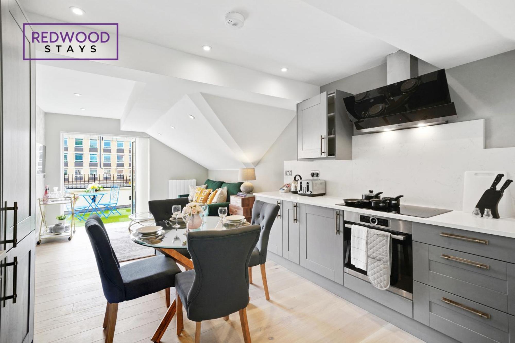 Top Quality 2 Bed 1 Bath Apartments For Contractors By Redwood Stays Reading Buitenkant foto