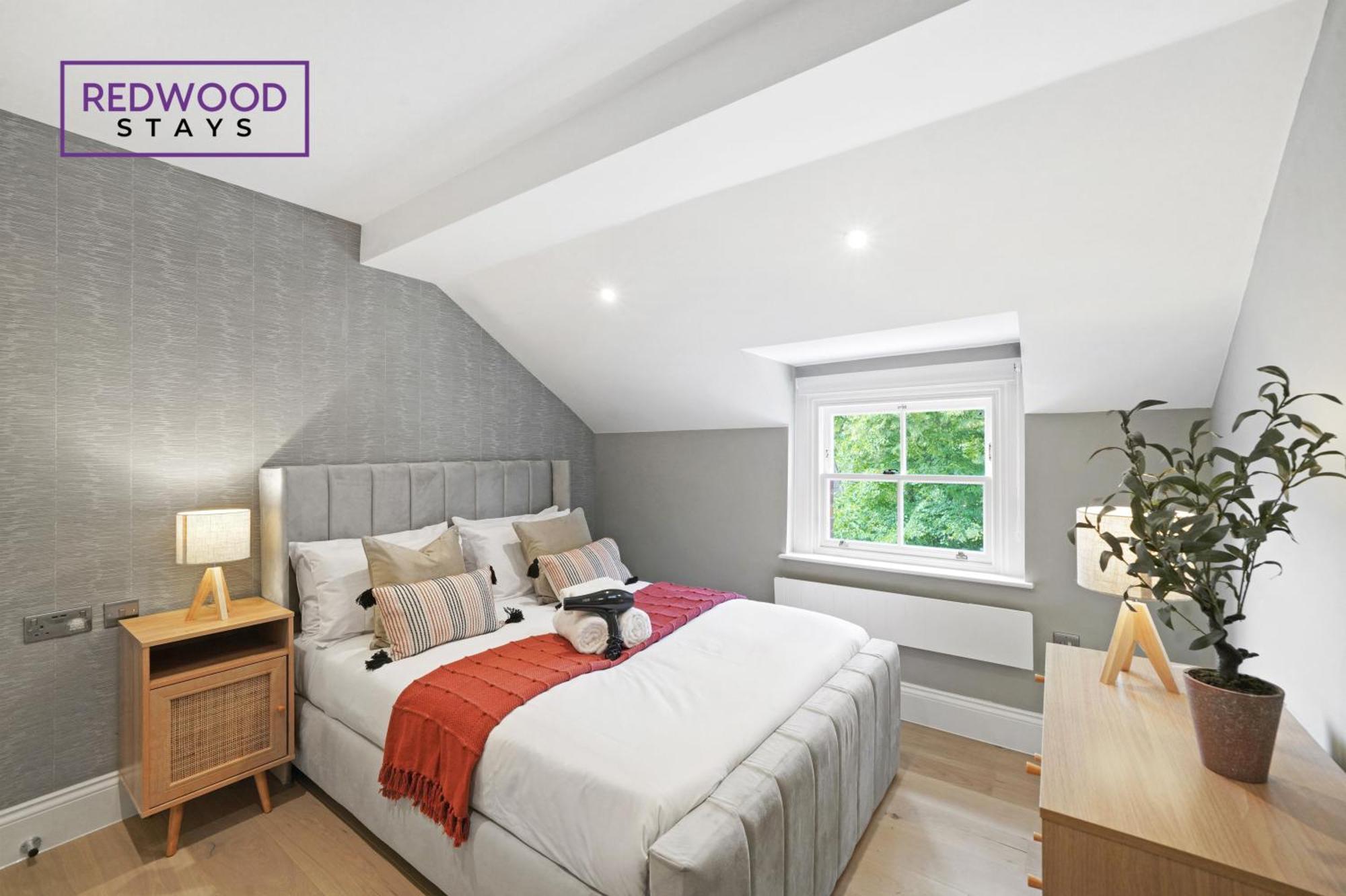 Top Quality 2 Bed 1 Bath Apartments For Contractors By Redwood Stays Reading Buitenkant foto