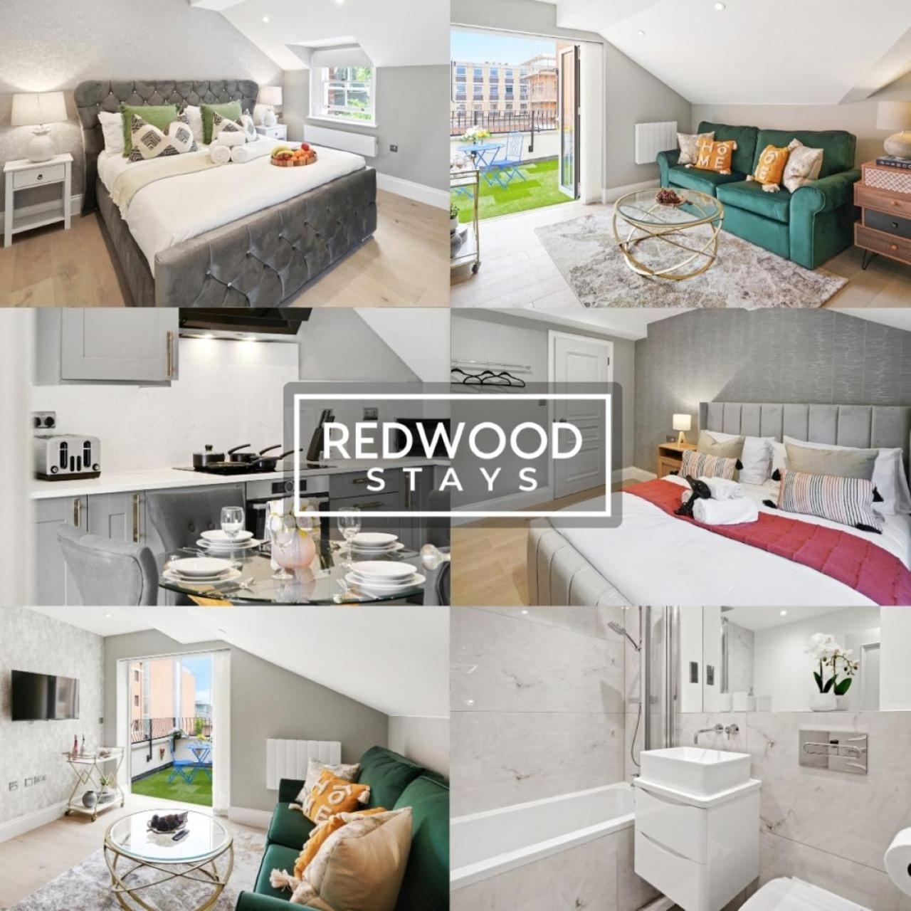 Top Quality 2 Bed 1 Bath Apartments For Contractors By Redwood Stays Reading Buitenkant foto