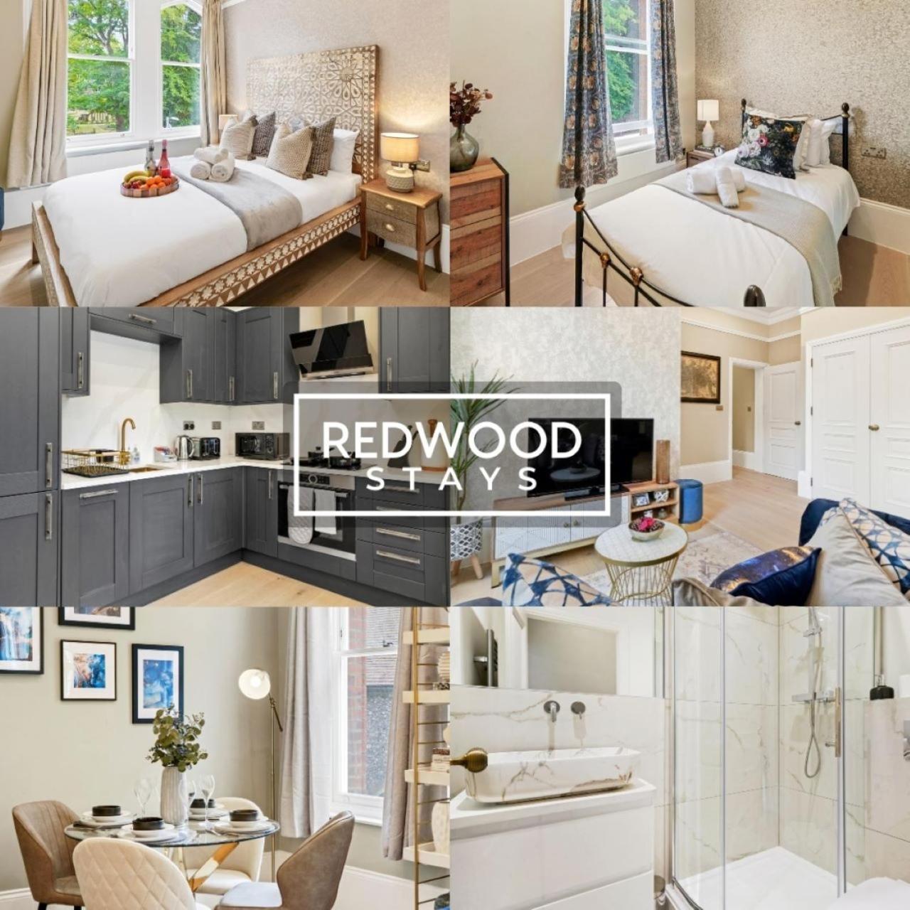 Top Quality 2 Bed 1 Bath Apartments For Contractors By Redwood Stays Reading Buitenkant foto